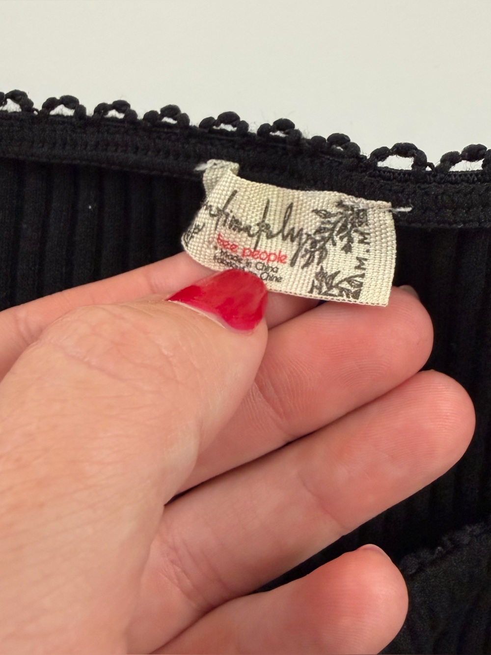 Free People Shirt Womens Medium Black Most Wanted Cardi Black Button Front - Picture 4 of 9